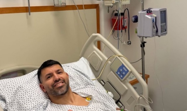 世界杯手机观看软件下载-阿圭罗社媒晒照确认手术成功：搞定了，一切都很顺利